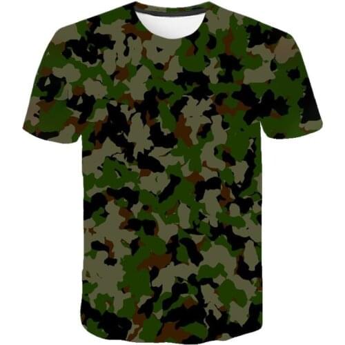 2020 New Summer Camouflage 3D T Shirts Fashion Men Women Children Casual Short Sleeve Boy girl Kids Printed Cool Tops Tee