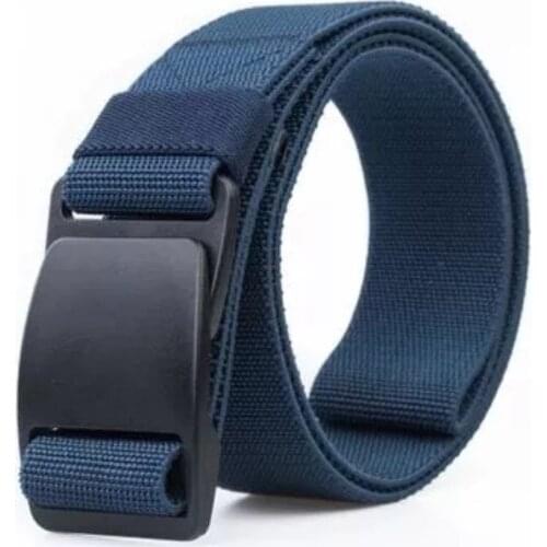 NEW Nylon belt Plastic buckle Stretch elastic belt men Weaving casual Nylon fashion cowboy men belt