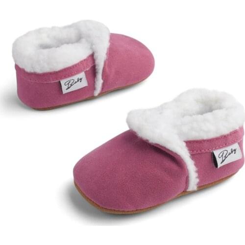 2021 Newborn Shoes Warm Socks Toddler Boots Winter First Walker Baby Girls Boys Soft Sole