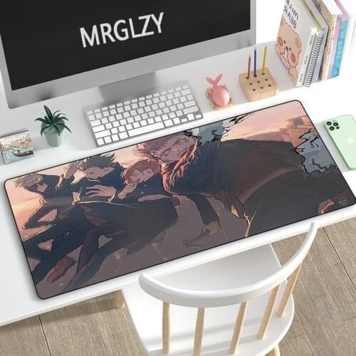 MRGLZY Hot Anime Jujutsu Kaisen Large Mouse Pad 40*80CM Multi-size Gaming Peripheral Rug MousePads Computer Accessories Desk Mat