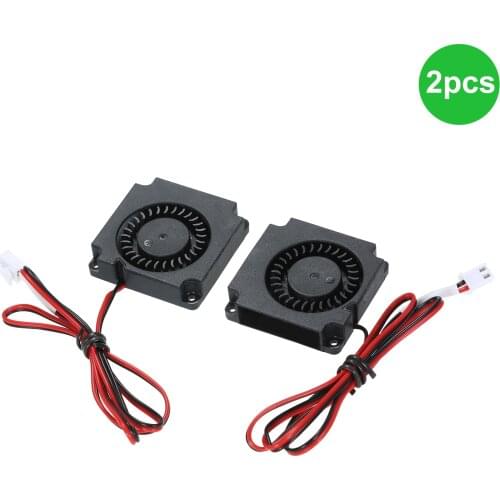 2pcs Blower Fan Brushless Cooling Fan 40*40*10mm DC 24V 2 Wire with 2 Pin Terminal for Anet ET4 ET4X ET4PRO 3D Printer