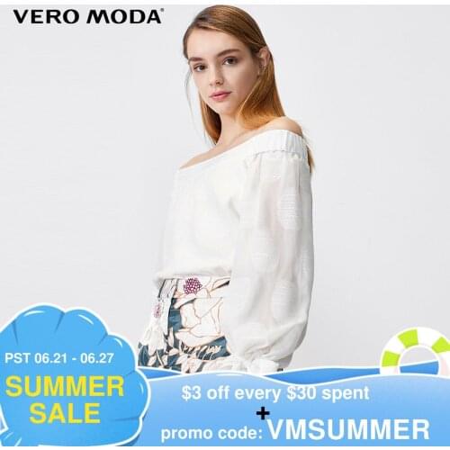 Vero Moda Womens Elastic Slash Neck Mulberry Silk Top | 319351511