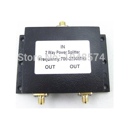 1PC SMA female 2 Way Power Splitter Divider Combiner 700-2700MHz 50W wilkinson micro strip
