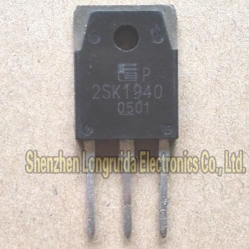 10PCS 2SK1940 K1940 TO-3P MOSFET TRANSISTOR 12A 600V