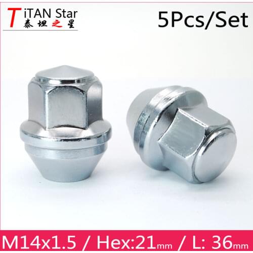 5PCS M14 x 1.5 OEM OE FACTORY STORE WHEELS RIMS ACORN LUG NUTS For Ford Mustang edge LINCOLN MKX Titan Star