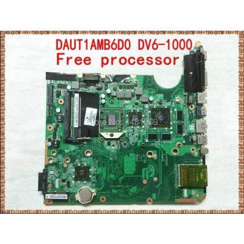509450-001 for HP Pavilion DV6-1000 Series DV6Z-1000 DV6Z-1100 UMA M96/1GB Laptop Motherboard Mainboard DAUT1MB6D0 Tested