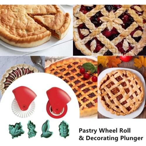 6PCS Multifunctional Cookie Cutter Cake Decorating Fondant Cutters Tool Linzer Cookie Cutters House Baking Decorating Tools