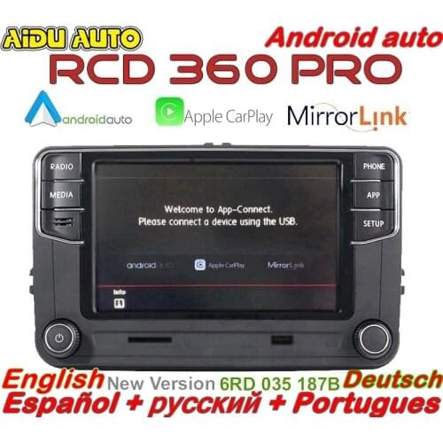 Android Auto Carplay RCD360 PRO NONAME RCD330P RCD340P 187B Radio For VW Golf 5 6 Jetta MK5 MK6 Tiguan Passat B6 B7 CC Polo 6R