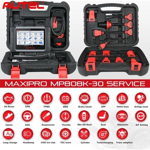 Autel MaxiPRO MP808K OBD2 Diagnostic Scanner ECU Programming Key Coding TPMS MP808 DS808