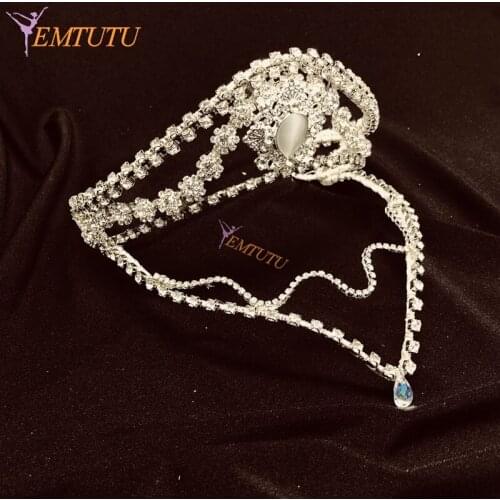 Dont Quixote Professional Ballet Crown Tiara Le Corsaire Silver Ballet Headpiece Sleeping Beauty Ballet Headwear Custom Made