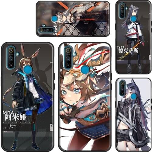 Amiya Ansel Arknights Case For Realme 7 6 Pro GT Neo C11 C3 Q3 8 Pro Back Cover For OnePlus 9 Pro Nord 7T 8T