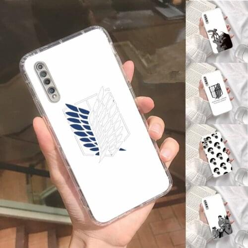 Attack on titan Phone Case Transparent For Xiaomi Redmi note 3 9 7 4 8 8T 10 CC9E 11ULTRA T lite PLAY pro 4G 5G