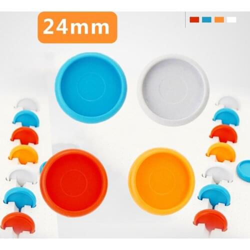 100PCS Colorful Plastic Buckle Can Hold 50 Inner Page Notepad Binding Ring Buckle Suitable for Mushroom Hole Loose-leaf Notebook