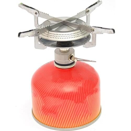 Disc Camping Gas Stove Burner Pocket Type Split Portable Butane Burner Fogao Cooker Outdoor Cooking Camp Gaz Kamp Ocak