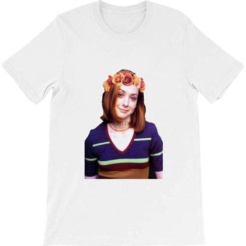 Willow Rosenberg Flower Crown Graphic Btvs Against Vampires Horror Movie Gift for Men Women Girls Unisex T-Shirt