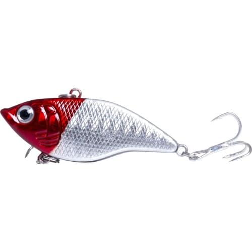 HENGJIA 5cm 15g Hard Fishing Lure VIB Rattlin Hook 3D Eyes Fishing Sinking Vibra Rattlin Hooktion Lures Crank Baits