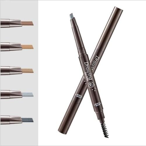 Makeup Cosmetics Eyebrow Pencil Waterproof Long Lasting Brown Black Eyebrow Shadow Styling Professional Eyebrow Kit Brush Tattoo