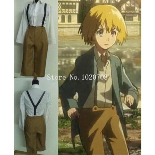 Attack on Titan Armin Arlert Childhood Cosplay Costume