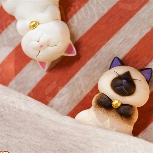 Genuine Cat Bell Blind Box Third Boo Meow Meow Full bag Nap Time Dreaming Creation Uncle Fujima Popular Cute Hand office toy