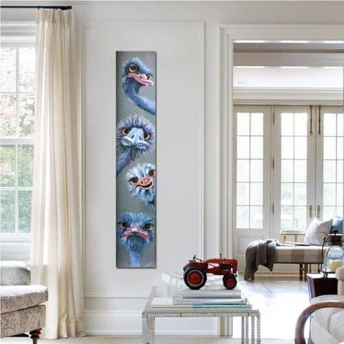 Full Drill 5D Diamond Painting Ostrich Embroidery Handicrafts DIY Diamond Embroidery Mosaic Gift Wall Arts Decor