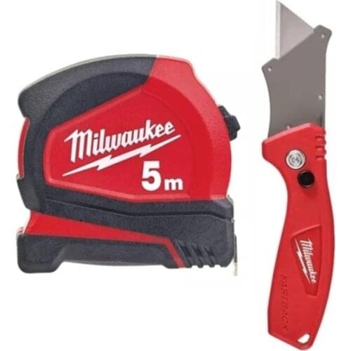 Pro 5mt Meter + Fastback Utility Knife Set