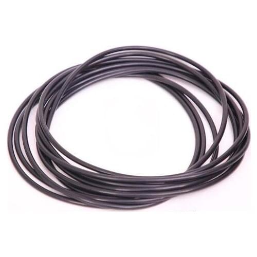 50pcs 1.4mm wire diameter 4.5mm inner diameter black Nitrile Butadiene Rubber NBR ring