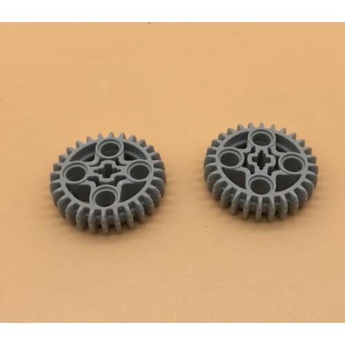 Technology building block moc-46372 28 tooth gear compatible particle assembly education childrens birthday toy gift model