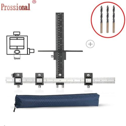 Punch Positioner Drill Guide Sleeve Cabinet Hardware Jig Wood Drawer Guide Drilling Tools Adjustable Power Tools Punch Locator