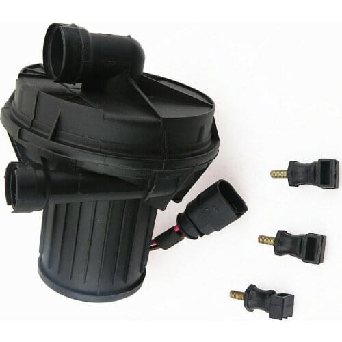 HONGGE Auxiliary Smog Secondary Air Pump + Rubber Bracket For Passat B5 Golf Bora A4 A6 A8 06A 959 253B 06A 133 567A