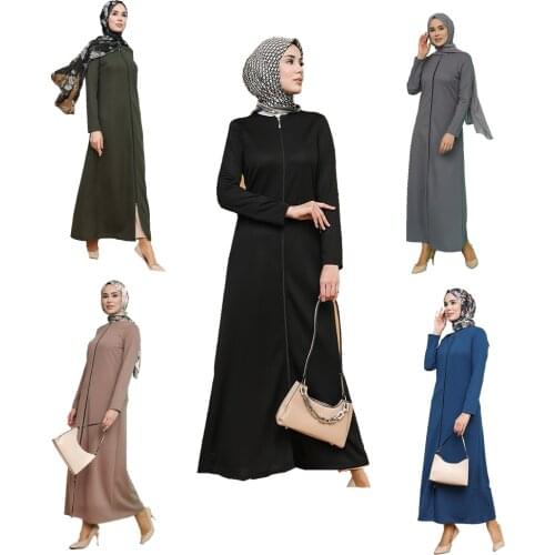 Women Long Sleeve Muslim Abaya Maxi Robe big size womens dress Embroidered Abaya woman dress Islamic clothing Dubai Marocain