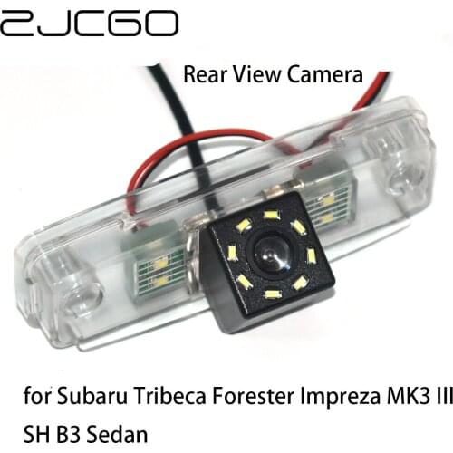 ZJCGO CCD HD Car Rear View Reverse Back Up Parking Night Vision Camera for Subaru Tribeca Forester Impreza MK3 III SH B3 Sedan