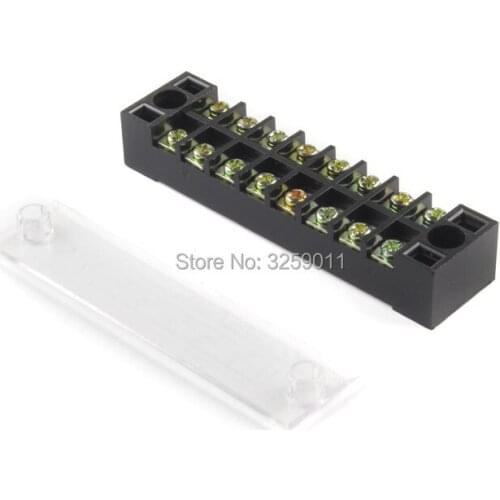 1PCS TB-2508 TB25A08P Suyep 8 Positions Dual Rows 600V 25A Wire Barrier Block Terminal Strip copper