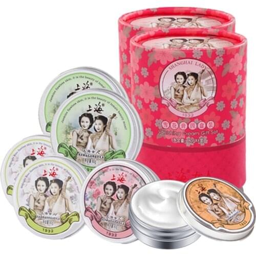 1932 old brand China traditional Shanghai lady Snow cream 80ml*4pcs /box face care or hand care cremas skin care