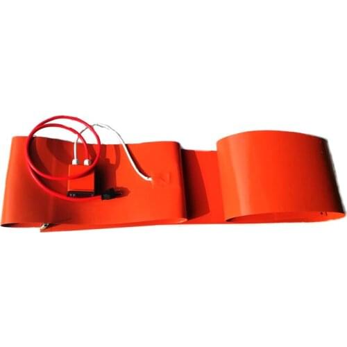 250*3070*1.5mm 240V 1400W silicone drum heater for 55 Gallon Drum digital thermostat on pad 1500mm lead wire