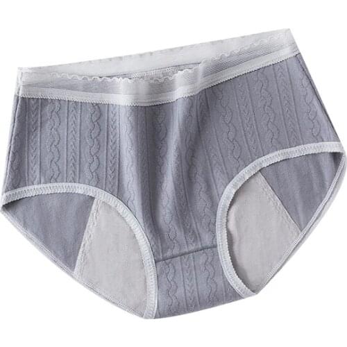 3PCS/Lot Cloth Menstrual Panties Women Physiological Pants Girls Waterproof Leakproof Underwear Safety Pants