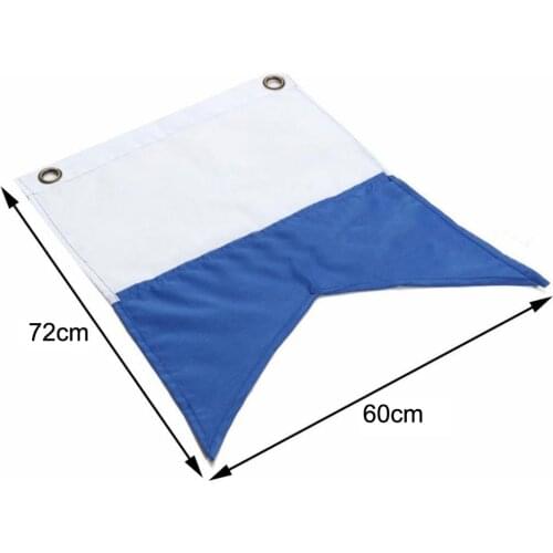 4Pcs Sizes Nylon Diver-Down Flag, Scuba Dive Flag Marker Banner Red And Blue