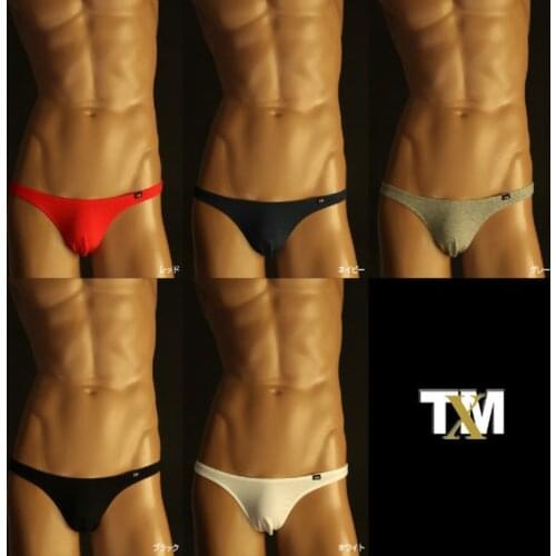 Acebal Cers Sexy Gay Mens Underwear Bikini G-Pants Thong Sexy Lingerie Mens Sexy Mens Shorts String Low-rise thong