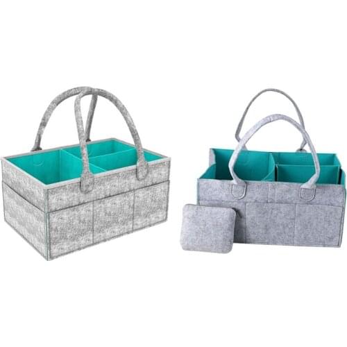 Promotion! Portable Large Diaper Caddy Tote Baby Diaper Caddy Organizer & Baby Nappy Caddy Organiser Plus Free Purse