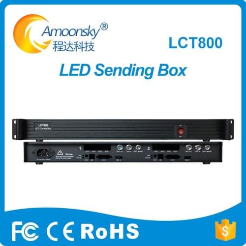 Amoonsky LCT800 Sender Box with 1HDMI 4 Network port support 2 nova msd600 sending card for led tv display
