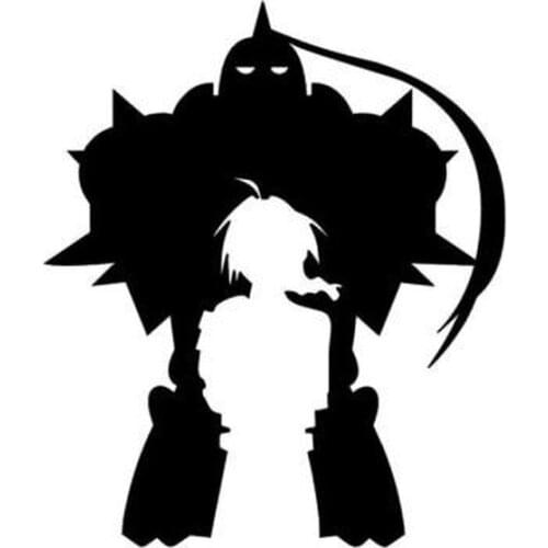 1 piece Fullmetal Alchemist Car Sticker Personalized Decal Truck Laptop Motorcycle Auto Accessories Decoration PVC,13cm*13cm