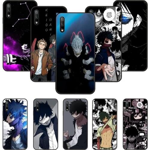 Phone Case For Huawei Honor 9X 10 9 20 8X 8A 8S 7X 7A i A Pro Play Lite Black Cover Funda Silicone Dabi My Hero Academia Anime
