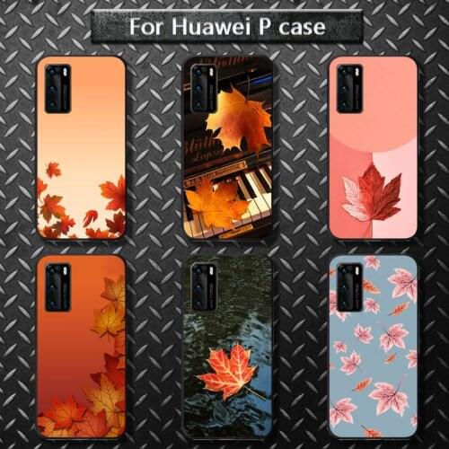 Leaf of Maple Leaf Phone Case for huawei P40 pro lite P8 P9 P10 P20 P30 psmart 2019 2017 2018