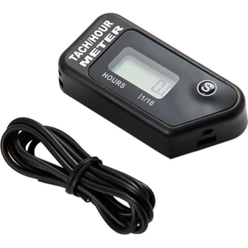 Digital Gasoline Engine Tacho Hour Meter Tachometer Used For 2/4 Stroke Boat,Generator,Jet Ski,Marine,Snowmobile