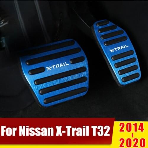 For Nissan X-Trail X Trail XTrail T32 2014-2016 2017 2018 2019 2020 Car Accelerator Pedal Brake Pedals Cover Case Accessories