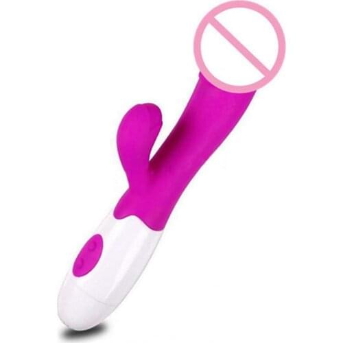 G Spot Vibrator for Women Dual Vibration Silicone Dildo Waterproof Female Vagina Clitoris Massager Sex Toys for Women Adult