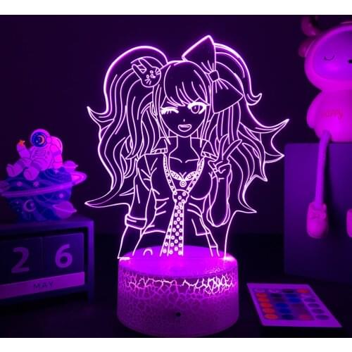 Game Lamp Danganronpa V3 Killing Harmony Led Night Light For Boys Bedroom Decor Bedside Lamp Kids Birthday Gifts Dropshipping