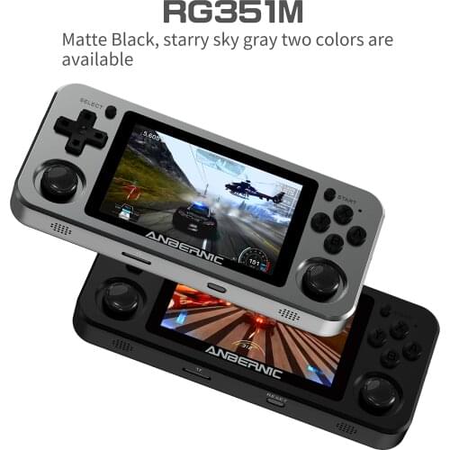 RG351M Retro Video Game Console RK3326 Quad-Core 1.5GHz 3.5inch 2500/10000 Game Portable Console RG351M Handheld Game