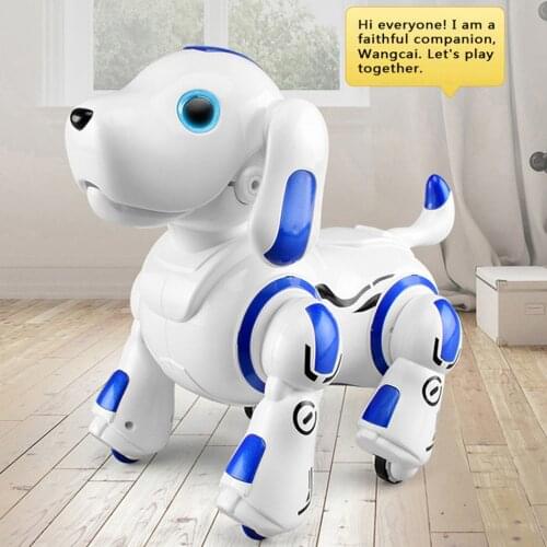 Hot! Wireless Electronic Animal Pets RC Robot Dog TOYS Dance Voice Control Touch-sense Programmable Music Song Pet Toy Kid Gift