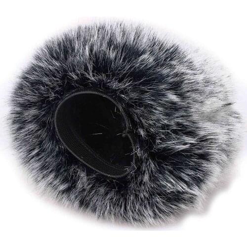 Microphone Furry Windscreen - Mic Wind Cover Fur Filter As Foam Cover For Blue Yeti, Blue Yeti Pro Usb Condenser Mic