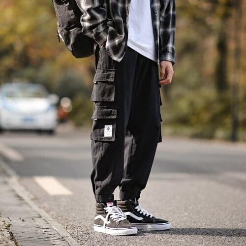 Mens Cargo Pants Joggers Comfortable Pant For Man Casual Cargo Pants Men Streetwear Loose Man Trouser Trendy Sweatpants